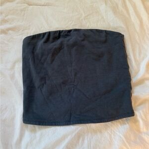 Garage Slate Grey Tube Top